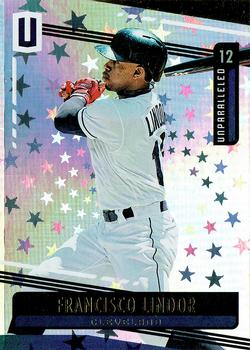 2019 Panini Chronicles - Unparalleled Astral #18 Francisco Lindor Front