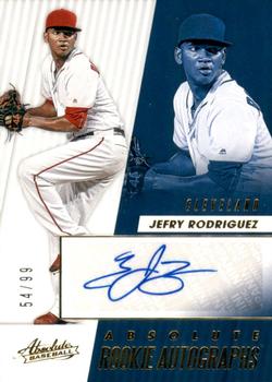 2019 Panini Chronicles - Absolute Rookie Autographs #ARA-JR Jefry Rodriguez Front