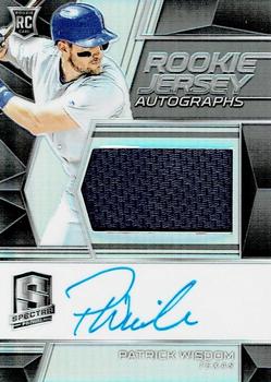 2019 Panini Chronicles - Spectra Rookie Jersey Autographs #120 Patrick Wisdom Front