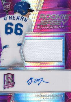 2019 Panini Chronicles - Spectra Rookie Jersey Autographs Neon Pink #108 Ryan O'Hearn Front