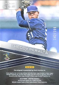 2019 Panini Chronicles - Spectra Signatures #SS-FP Freddy Peralta Back