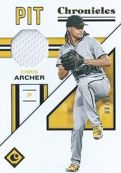 2019 Panini Chronicles - Chronicles Swatches Gold #CS-CA Chris Archer Front