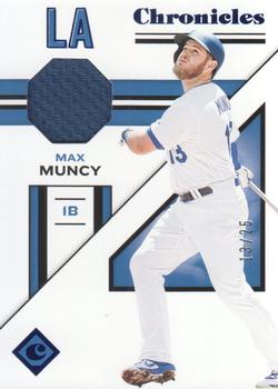 2019 Panini Chronicles - Chronicles Swatches Blue #CS-MM Max Muncy Front