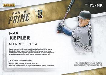 2019 Panini Chronicles - Prime Swatches #PS-MK Max Kepler Back