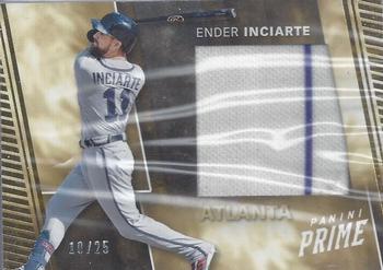 2019 Panini Chronicles - Prime Swatches Gold #PS-EI Ender Inciarte Front