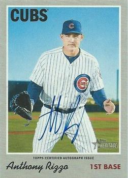 2019 Topps Heritage - Real One High Number Autographs #ROA-AR Anthony Rizzo Front