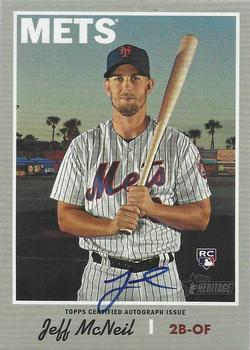 2019 Topps Heritage - Real One High Number Autographs #ROA-JM Jeff McNeil Front