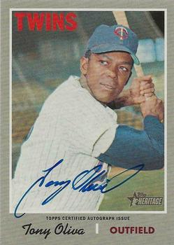 2019 Topps Heritage - Real One High Number Autographs #ROA-TO Tony Oliva Front