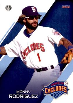 2018 Choice Brooklyn Cyclones #25 Manny Rodriguez Front