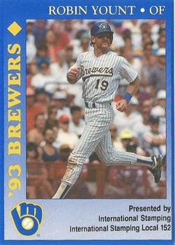 1993 Milwaukee Brewers Police INTERNATIONAL STAMPING LOCAL 152