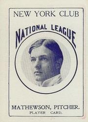 1904 Allegheny Card Company #NNO Christy Mathewson Front