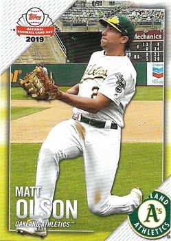2019 Topps National Baseball Card Day - Oakland Athletics #OAK-3 Matt Olson Front