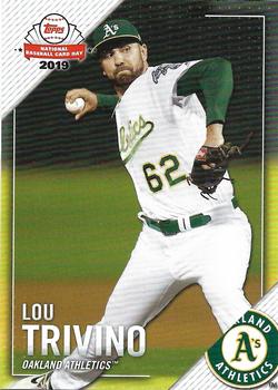 2019 Topps National Baseball Card Day - Oakland Athletics #OAK-4 Lou Trivino Front