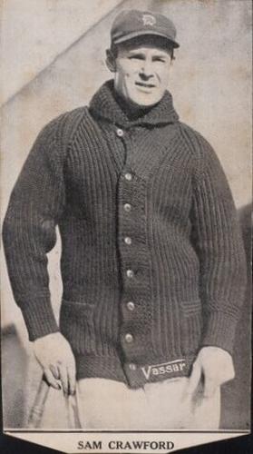 1912 Vassar Sweaters #NNO Sam Crawford Front