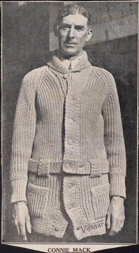1912 Vassar Sweaters #NNO Connie Mack Front