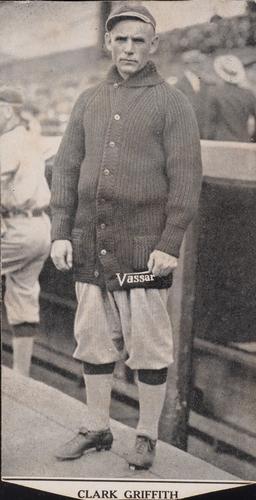 1912 Vassar Sweaters #NNO Clark Griffith Front