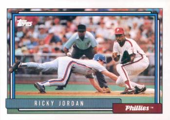 1992 Topps #103 Ricky Jordan Front