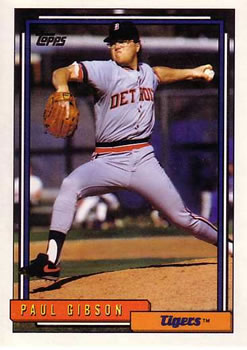 1992 Topps #143 Paul Gibson Front