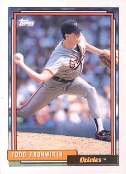 1992 Topps #158 Todd Frohwirth Front