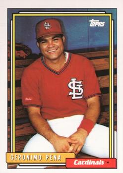 1992 Topps #166 Geronimo Pena Front