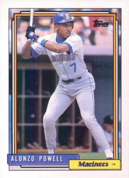 1992 Topps #295 Alonzo Powell Front