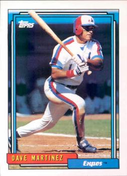 1992 Topps #309 Dave Martinez Front