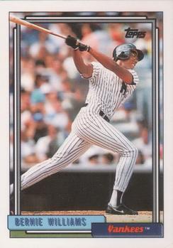 1992 Topps #374 Bernie Williams Front