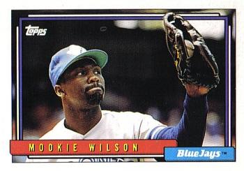 1992 Topps #436 Mookie Wilson Front
