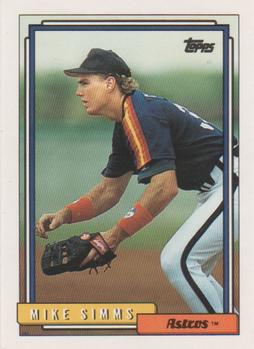 1992 Topps #463 Mike Simms Front
