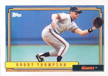 1992 Topps #475 Robby Thompson Front