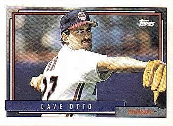 1992 Topps #499 Dave Otto Front