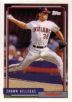 1992 Topps #523 Shawn Hillegas Front