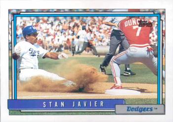 1992 Topps #581 Stan Javier Front