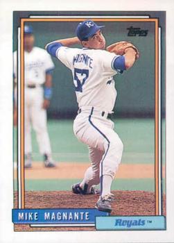 1992 Topps #597 Mike Magnante Front
