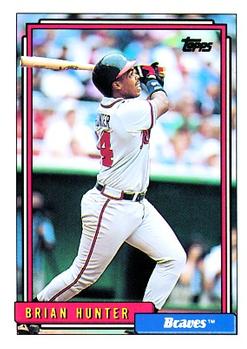 1992 Topps #611 Brian Hunter Front