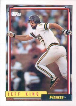 1992 Topps #693 Jeff King Front