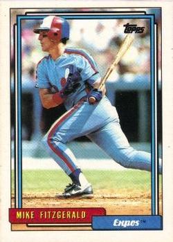 1992 Topps #761 Mike Fitzgerald Front