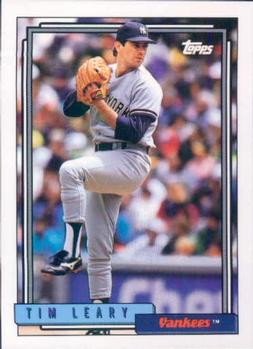 1992 Topps #778 Tim Leary Front