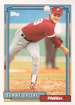 1992 Topps #83 Tommy Greene Front