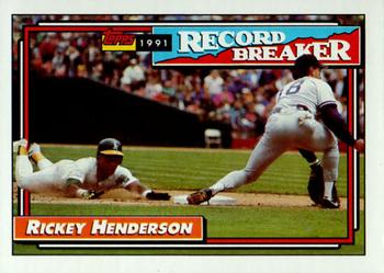 1992 Topps #2 Rickey Henderson Front