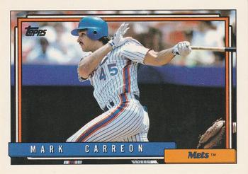 1992 Topps #111 Mark Carreon Front