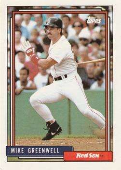 1992 Topps #113 Mike Greenwell Front