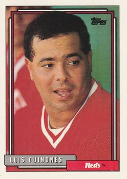 1992 Topps #356 Luis Quinones Front