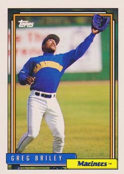 1992 Topps #502 Greg Briley Front