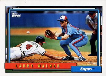 1992 Topps #531 Larry Walker Front