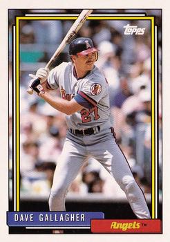 1992 Topps #552 Dave Gallagher Front