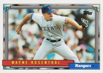 1992 Topps #584 Wayne Rosenthal Front