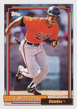 1992 Topps #603 Luis Mercedes Front
