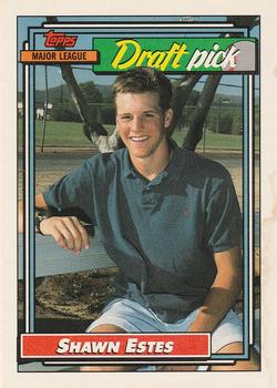 1992 Topps #624 Shawn Estes Front