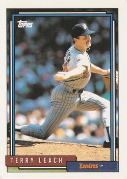 1992 Topps #644 Terry Leach Front
